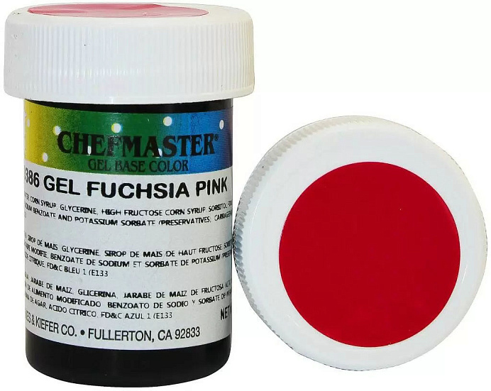 Краситель Розовый темный Deep Pink CHEFMASTER 28 г 7342 (УСН,ИП) USA 