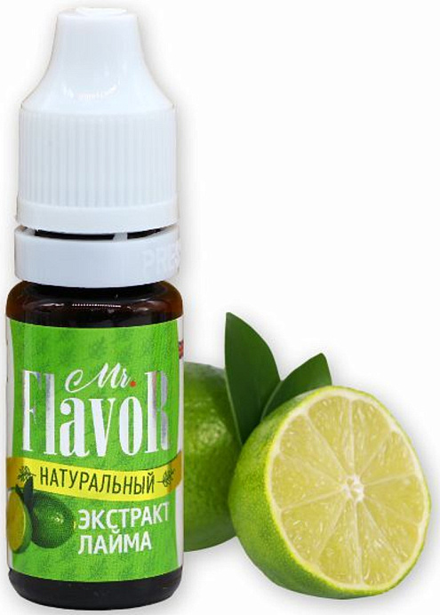 Ароматизатор Лайм экстракт натуральный MR.FLAVOR, 10 мл RU 