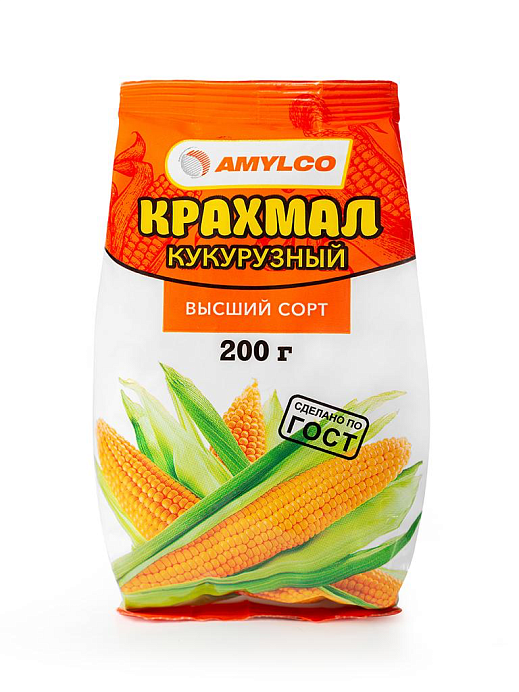 Крахмал кукурузный АМИЛКО 200 г *20 шт./кор. RU 