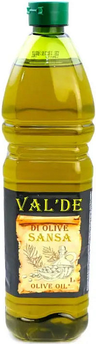 Масло оливковое Extra Vergine Val`de, 1л, ПЭТ  