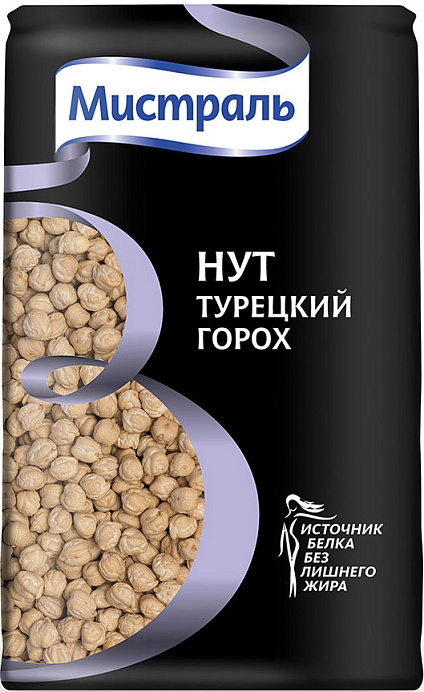 Нут МИСТРАЛЬ Турецкий горох 450 г * 12 шт/кор 