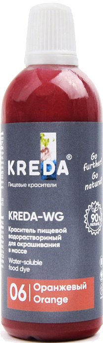 Краситель оранжевый KREDA 100 г WG 06 