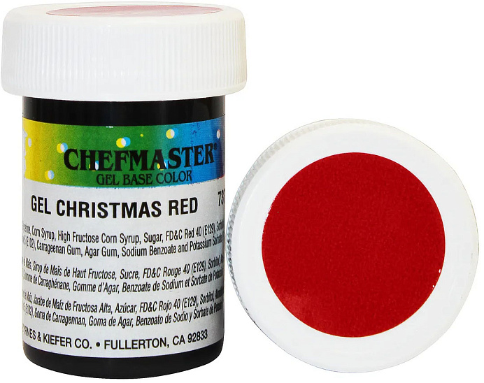 Краситель Красный рождественский Christmas Red CHEFMASTER 28 г 7374 (УСН,ИП) USA 