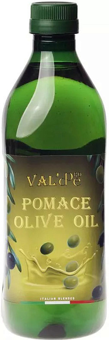 Масло оливковое POMACE, 1л, ПЭТ, ТМ VAL'DE, IT 