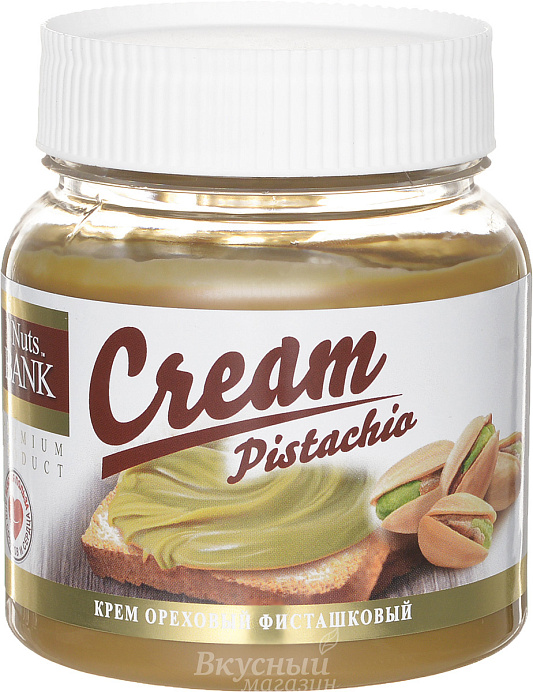 Фисташковая паста 40% фисташки Nuts Bank Cream 250 г  