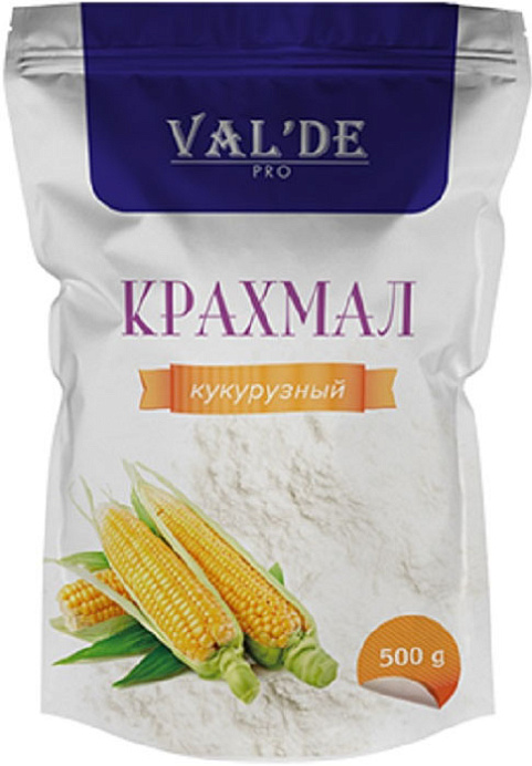 Крахмал кукурузный VALDE 500 г *10 шт./кор. RU 