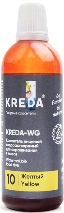 Краситель желтый KREDA 100 г WG 10 