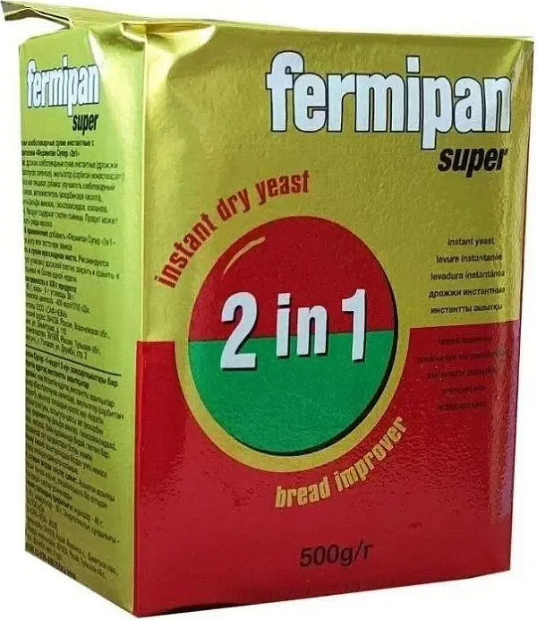 Дрожжи инстантные SUPER FERMIPAN 500 г RU 