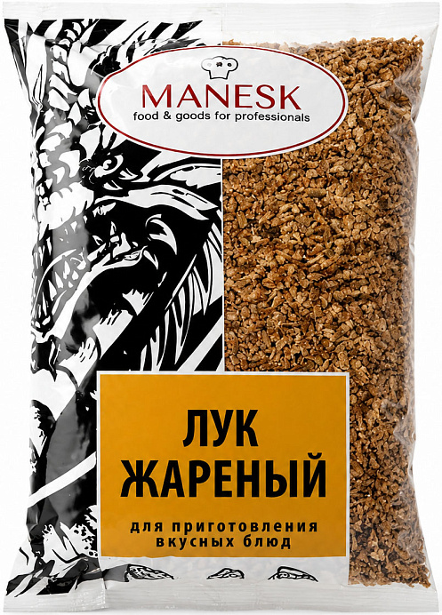 Лук жареный ТМ "MANESK" 1 кг.* 10шт/кор. CN 