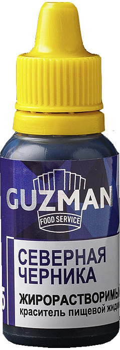 Краситель жирорастворимый жидкий Северная черника GUZMAN 15 г (415) 